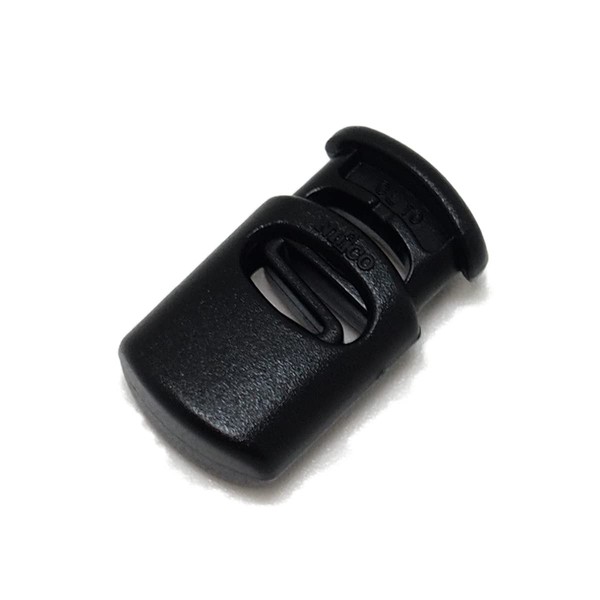 NIFCO Cord Stopper (Black) (String Fastener), Outdoor, Bag Parts, Bag
