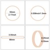 YOUOWO Rubber Bands, 110 Pack, American Color, #64, Inner Diameter: