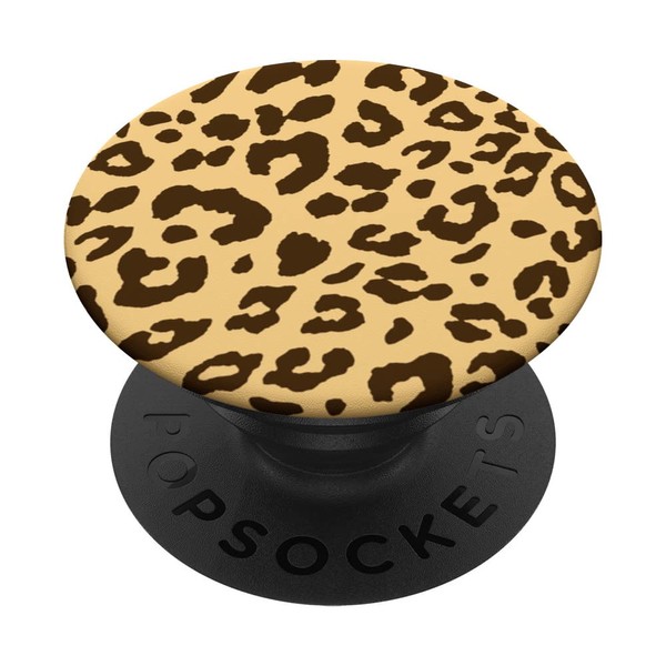 Classic Leopard Print Wildlife Camouflage Wild Animal Print PopSockets Swappable