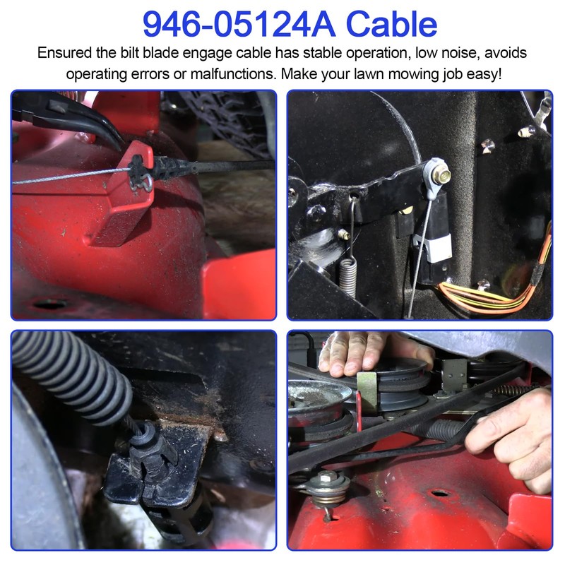 BZTT 946-05124A 746-05124A Blade Engagement Cable Replacement Craftsman Troy-Bilt Yard-Man