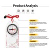 DOETYD Navigation Compass Map Ruler Magnifier with Adjustable Lanyard for