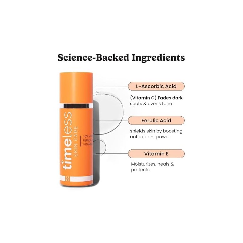 Timeless Vitamin C Plus E 10 Percent Ferulic Acid Serum