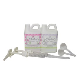 Le Blanc® Children's Linen Wash® & Children's Laundry Wash Set (2 Dispensing Pumps & 2 Measuring Scoops Included)