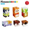 PicassoTiles Picasso Cubes 1 Fall Autumn Harvest Theme Magnetic Blocks