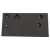 TRQ Front License Plate Bracket Black Compatible with 2018-2022 Alfa