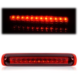 GRAND ORANGE Red 3rd Third Brake Light Compatible With Chevy Silverado 1999-2006 GMC Sierra 1500 2500 3500 Truck Cargo Light Lamp 00 01 02 03 04 05