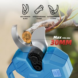 Cordless Electric Pruning Shears for Makita 18V Battery, Brushless Portable Pruner 1.2'' (30mm) Cutting Diameter with LED Display, Electric Pruner for Gardening Tree Branch (Battery NOT included)