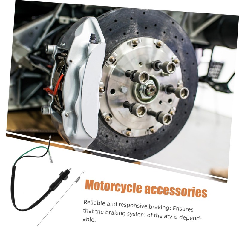 BUGUUYO Motorcycle Rear Brake Light Switch Wire Spring for Atv