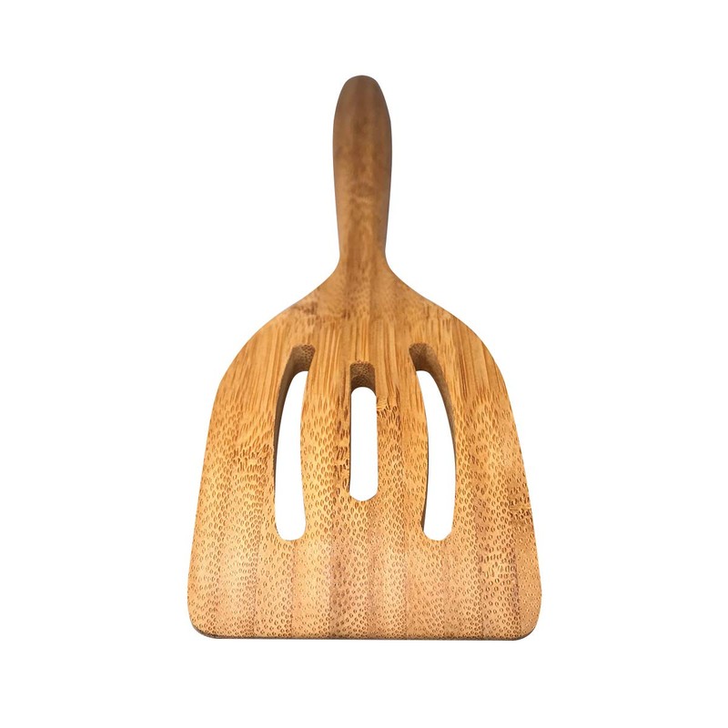 Jean-Patrique Bamboo Slotted Spatula - Firm Grip, Ideal for Cooking,