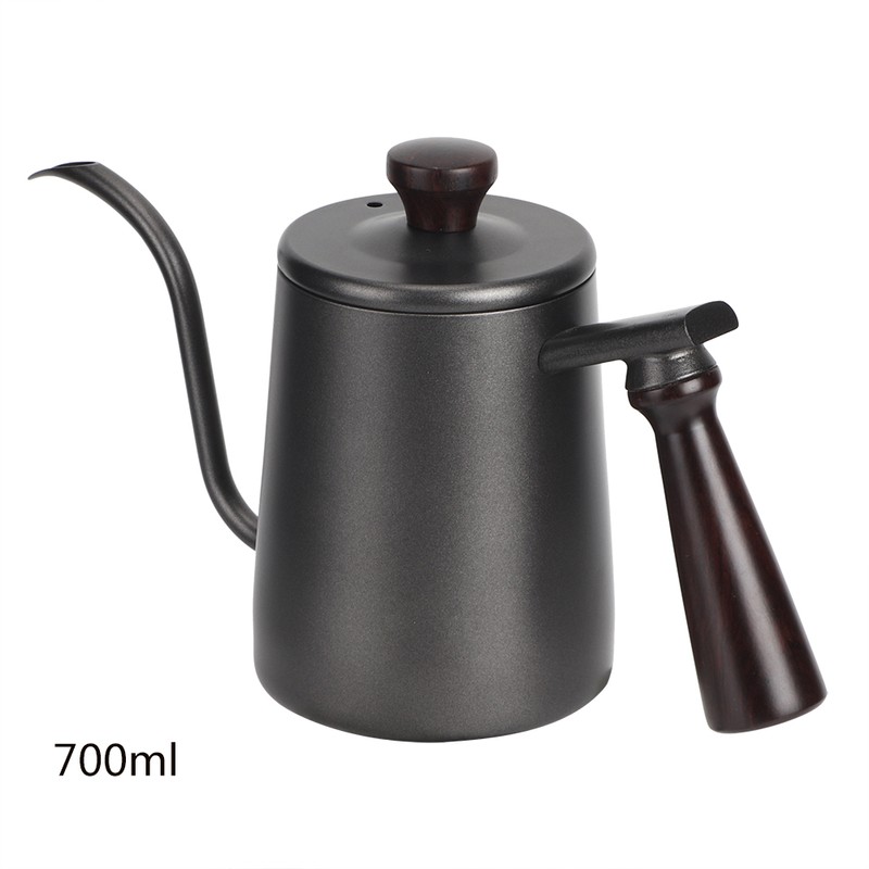 700ml Stainless Steel Water Tea Coffee Pot Long Narrow Spout