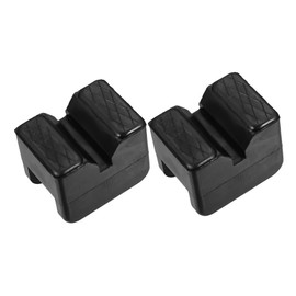 ULTECHNOVO 2pcs Rubber Jack Pads for Floor Jack Support Slotted Design for Enhanced Stability Lightweight Portable Automotive Accessory for Car Lifting Emergency Use