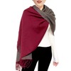 Woogwin Winter Cashmere Scarf Wool Pashmina Shawls for Women Long