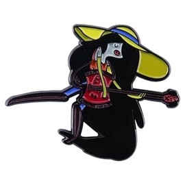 Marceline the Vampire Queen Come Along With Me Adventure Time Cartoon Animated TV Show Princess Bubblegum 1.5" Enamel Pin Badge