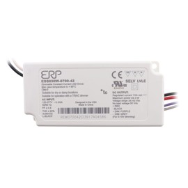 ERP POWER ESS030W-0700-42 ESS030 Series 29.4 W 700 mA 42 V Output Max Constant Current LED Driver - 1 Item(s)
