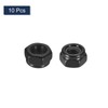 uxcell 10Pcs M8 x 1.25 Nylon Insert Hex Lock Nuts,