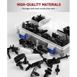 6 in 1 Wrangler Fender Flare Clips, UNIGT Fastener Retainer Clips Compatible with 2007-2024 Jeep Wrangler JK JL & 2005-2010 Grand Cherokee Liberty Plastic Bumper Rivets - Push Type