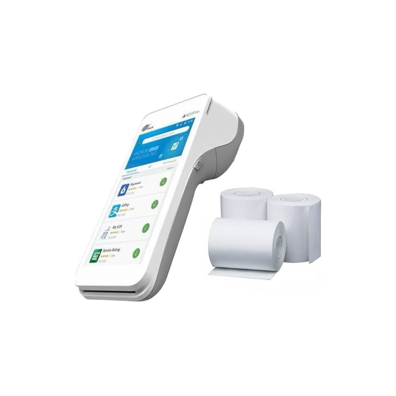 Replacement Receipt Paper for Pax A920 Payment Device, 10 Rolls
