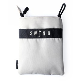 Golf Accessory Bag | Golf Tees & Valuables Pouch | On Course Accessories | Choice of Colours (Off-White)