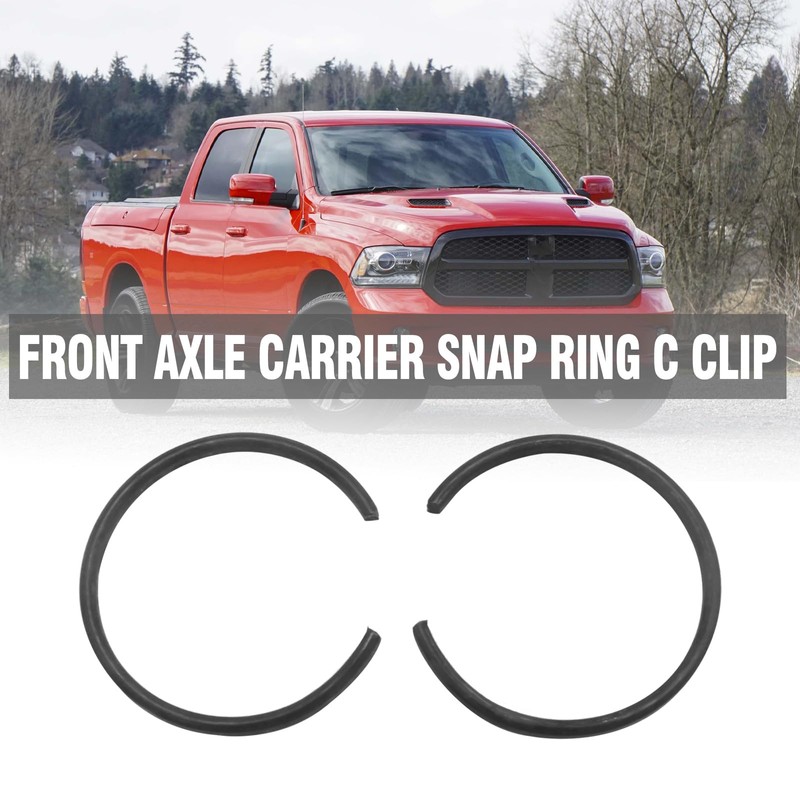 Zreneyfex 2 Pcs 68146592AA Snap Rings, Front Axle Carrier Snap