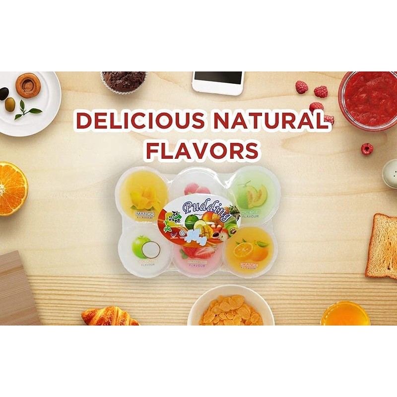 Pudding cups Fruit || RED DIAMOND -Halal حلال | Mixed