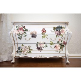 Redesign With Prima Decor Transfers Vintage Dream 24"x35" Wall Decals DIY Wallpaper Wall Stickers Murals Decor for Kitchen Living Room Bedroom Bathroom Nightstands Table Décor