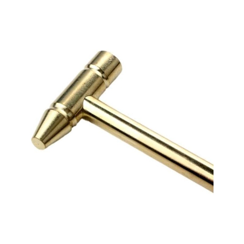 6-in-1 Mini Multi-Tool for Precision Repair, Brass and Steel Hammer