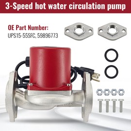 UPS15-55SFC 59896773 Stainless Steel Circulator Pump 3-Speed