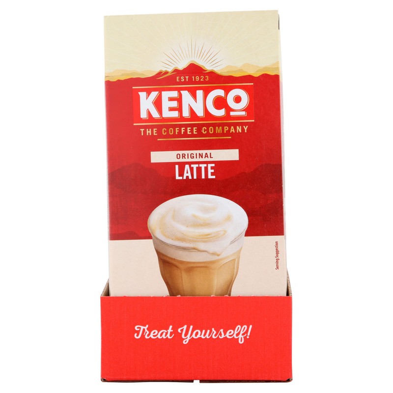 Kenco Latte Instant Coffee Sachets 8x16.3g (Pack of 5, Total