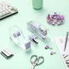 Office Supplies Set Desk Accessory Kit, Acrylic Stapler Set Staple