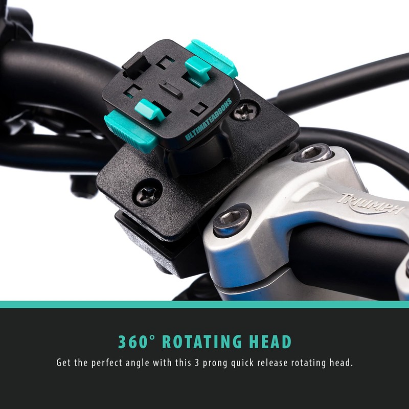 Ultimateaddons Pro Quick Release Bike Handlebar 19-33mm Attachment Cases and