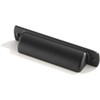 khtumeware 6 Pack 4"(102mm) Vintage Drawer Pulls Matte Black Cabinet
