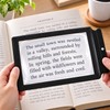 Large Full Page Magnifying Glass for Reading, Lightweight Handheld Reading