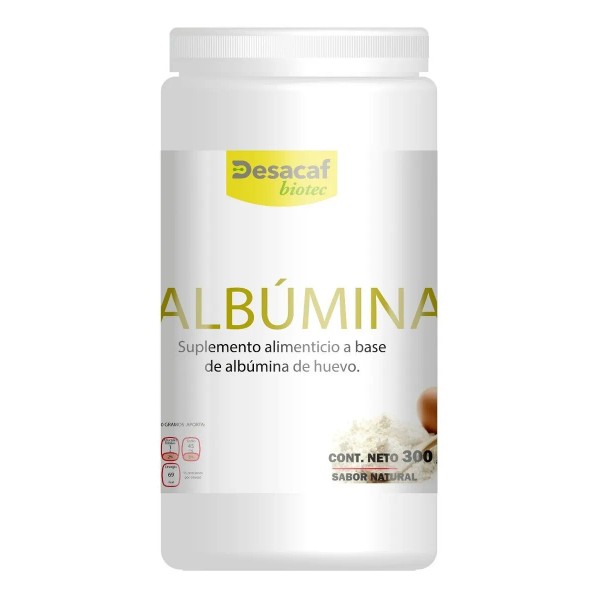 Suplemento Albumina A Base De Huevo 300g Desacaf Biotec Sabor