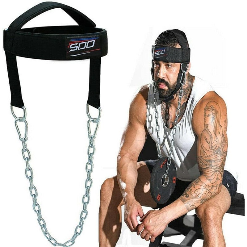 Trainer Neck Harness Weight Lifting Training, Head Harness Exerciser, Body