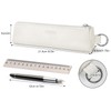 Fmeida PU Leather Pencil Pen Case Slim Design Pens Bag