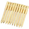 10pcs 8mm Carbide Hex Shank Triangle Spear Head Drill Bits
