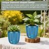 2 Pack Self Watering Pots, 5.7 Inch, with Drainage Holes,