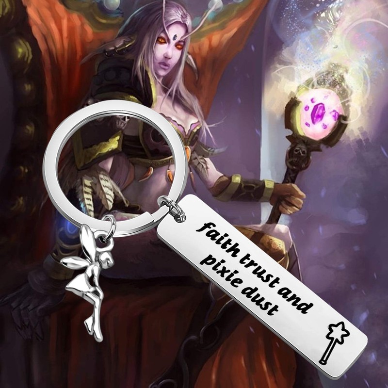 BNQL Faith Trust and Pixie Dust Charm Bracelet (keychain)