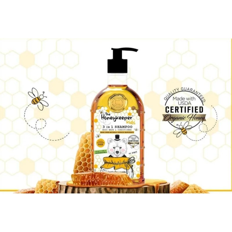 Shampoo 3 En 1 The Honeykeeper Manzanilla 414 Ml