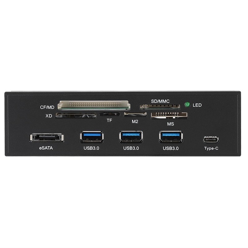 Internal Card Reader, 6 Card Slots ESATA Port USB 3.1