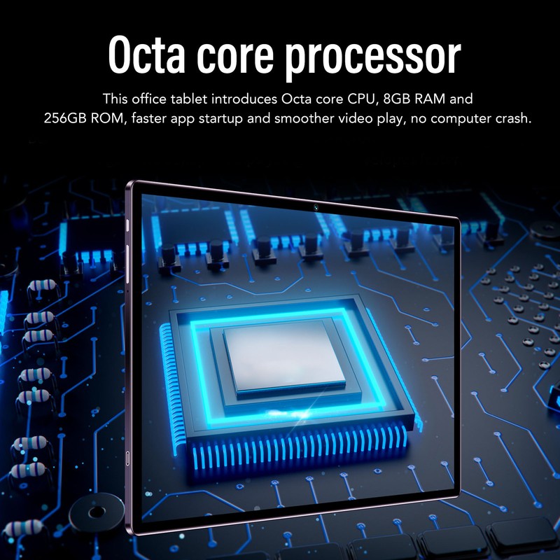 10.1 Inch Tablet for Android 12.0 Octa Core CPU 8GB