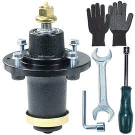 NICHEFLAG 539131898 Spindle Assembly Pre-Greased Replaces Husqvarna 539131898 Mandrel Assembly 539131898 for Husqvarna TS 242D, TS 242XD, Z 242E, Z 242F, TS 242, Z 242, TS242 Ride Mower Tractors