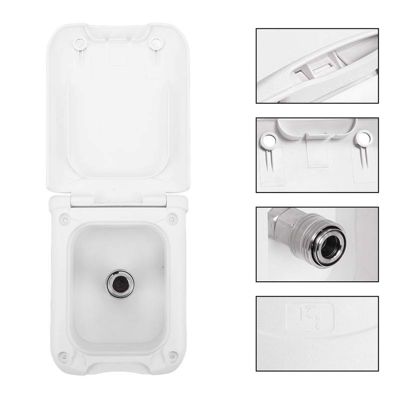 RV Water Inlet Hatch with Magnetic Cover High Hardness Wearproof