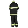 Aeromax Jr. Fire Fighter Bunker Gear, Black, Size 4/6