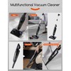 REECOO Stick Vacuum Cleaner with 3 Mop Pads Electirc Mop