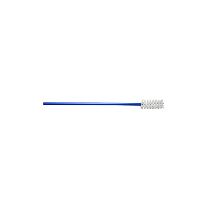 Swab brush for trumpet valve chambers