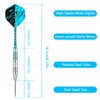 Professional Darts Set with Case 3 Pack Aluminum 22g Darts