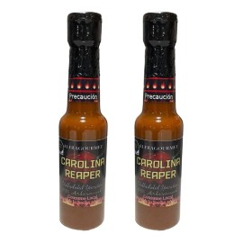 2 Salsas De Carolina Reaper, El Chile Más Picoso Del Mundo