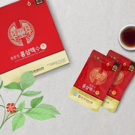 Hwangpungjeong 풍기인삼농협 황풍정 6년근 홍삼액 수 70ml x 60포 Punggi Ginseng Agricultural Cooperative Hwangpungjeong 6-Year-Old Red Ginseng Extract 70ml x 60 Sachets