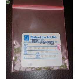 STATE OF THE ART 12 ea STATE OF THE ART RESISTOR S2512CPX24R9F1